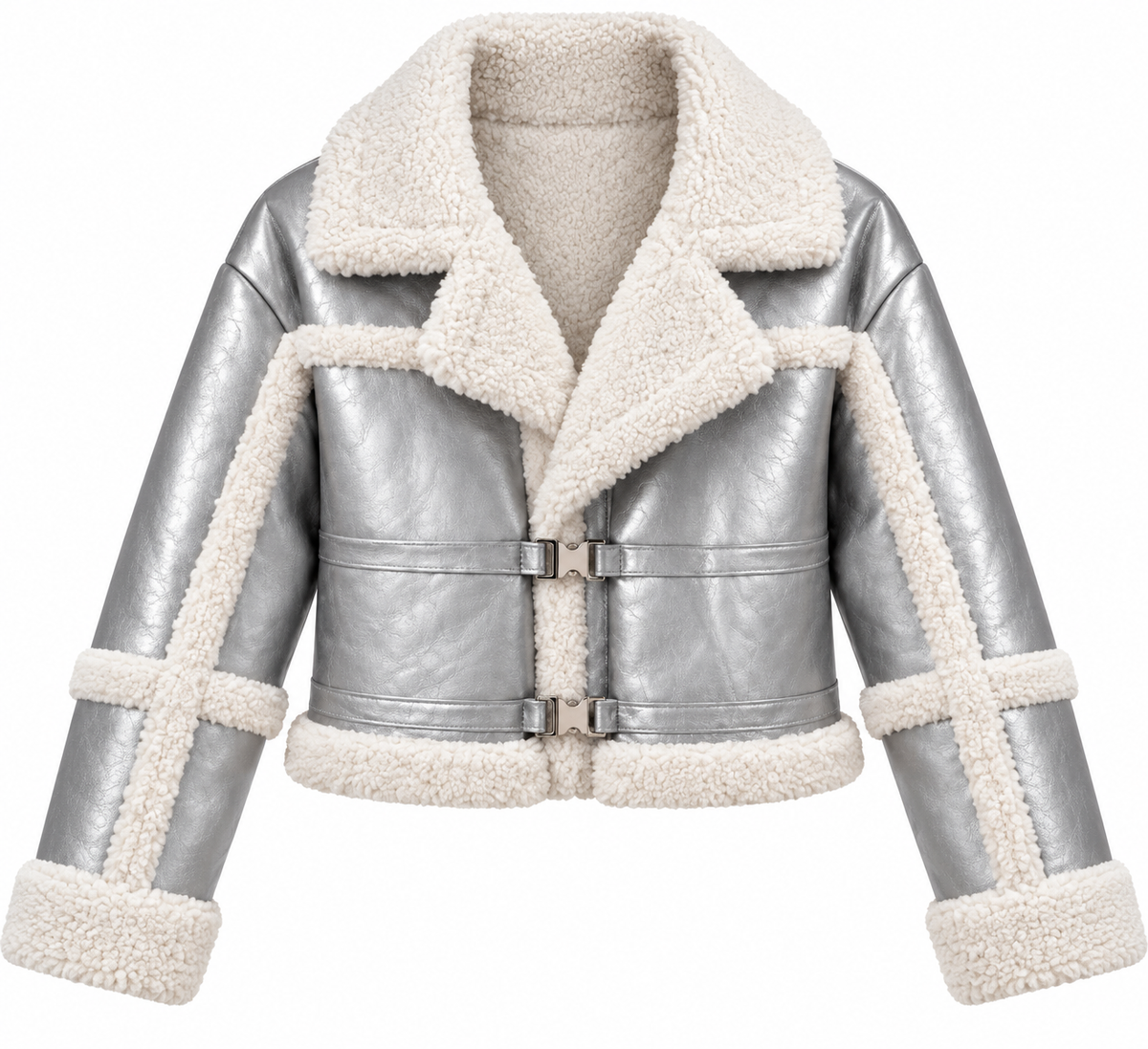 Silver Aviator Jacket