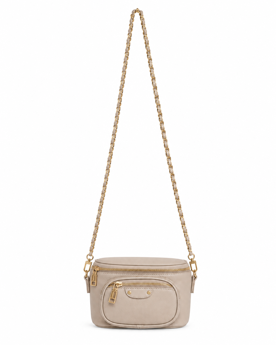 Beige Long Strap / Bum Bag