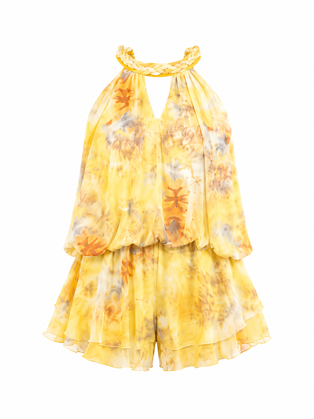 Yellow Halter Playsuit
