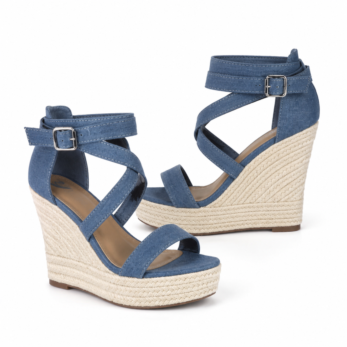 DENIM WEDGES