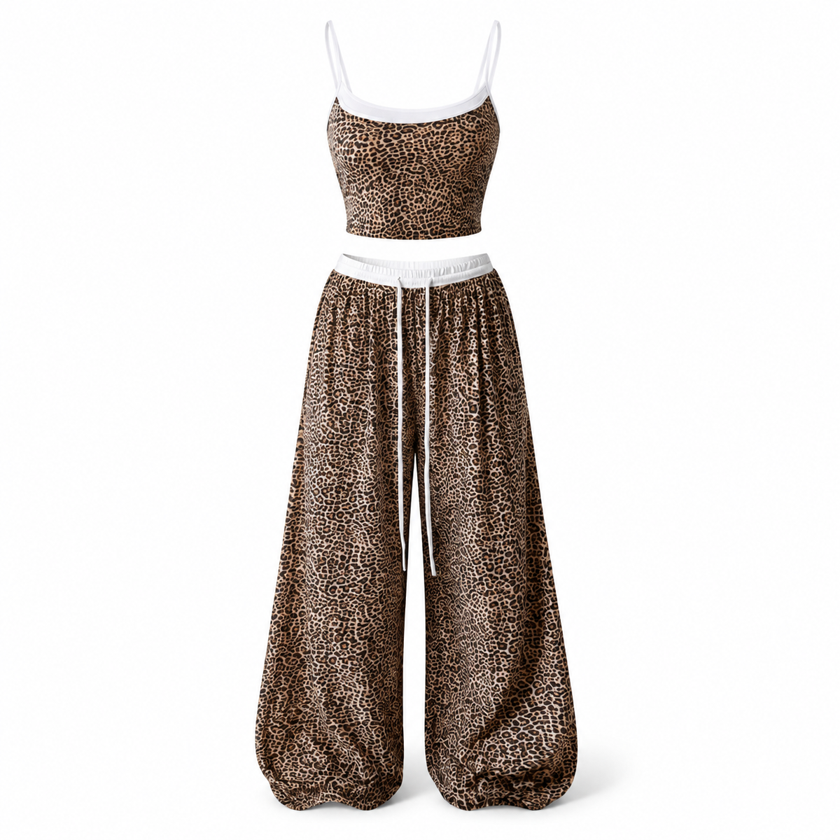 Wild Side Leopard Two-Piece Set