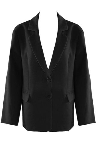 Oversized Double Button Blazer