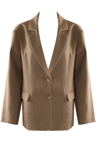Oversized Double Button Blazer