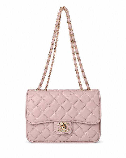 PINK QUILTED BAG