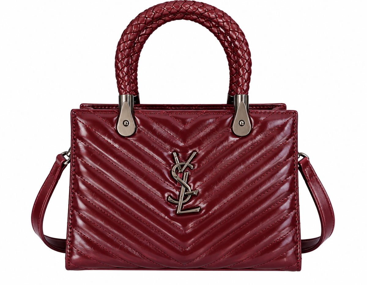 WINE  QUILTED Y BAG