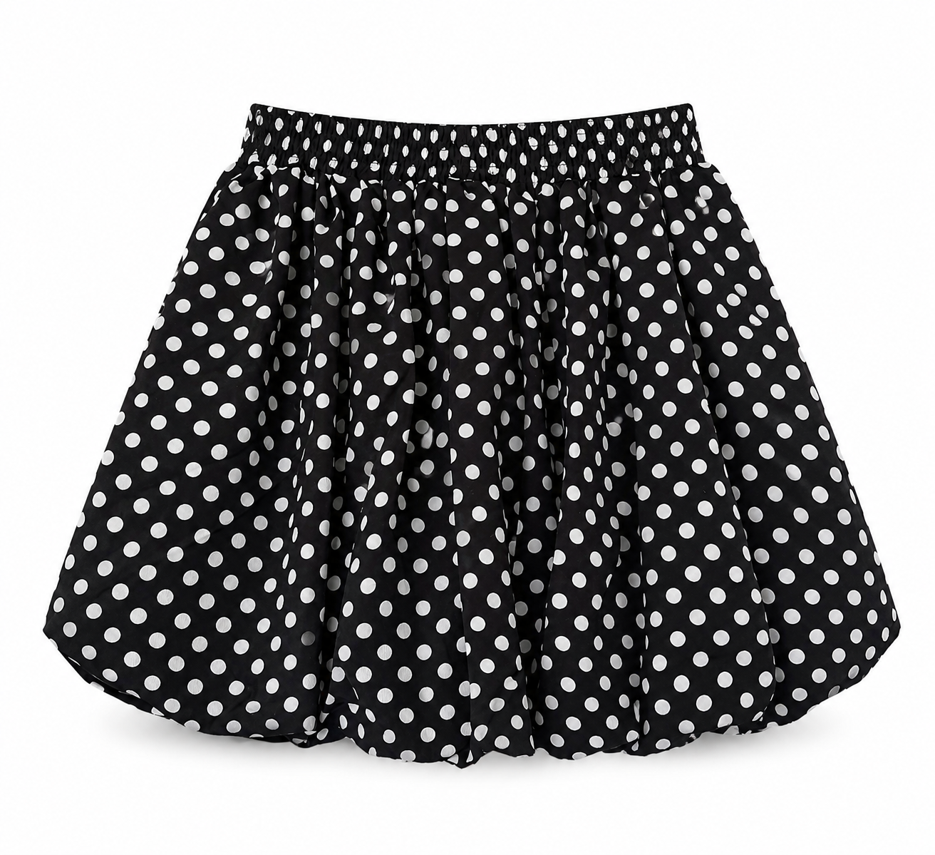 Black and White Polka Dot Skort
