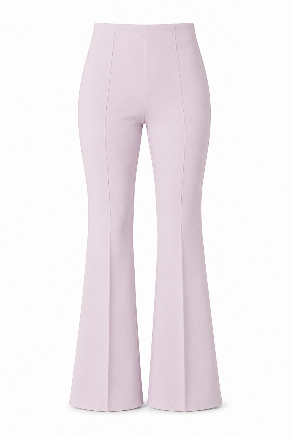 Tailored Flare Trousers in Liiac
