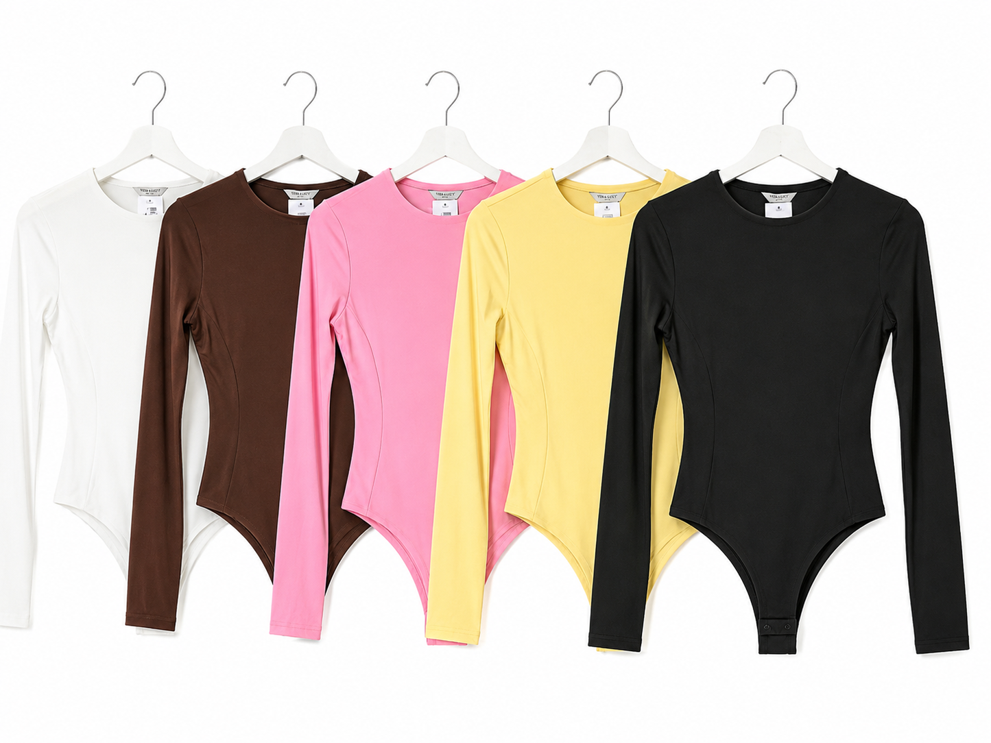 High Neck Long Sleeve Basic Bodysuit