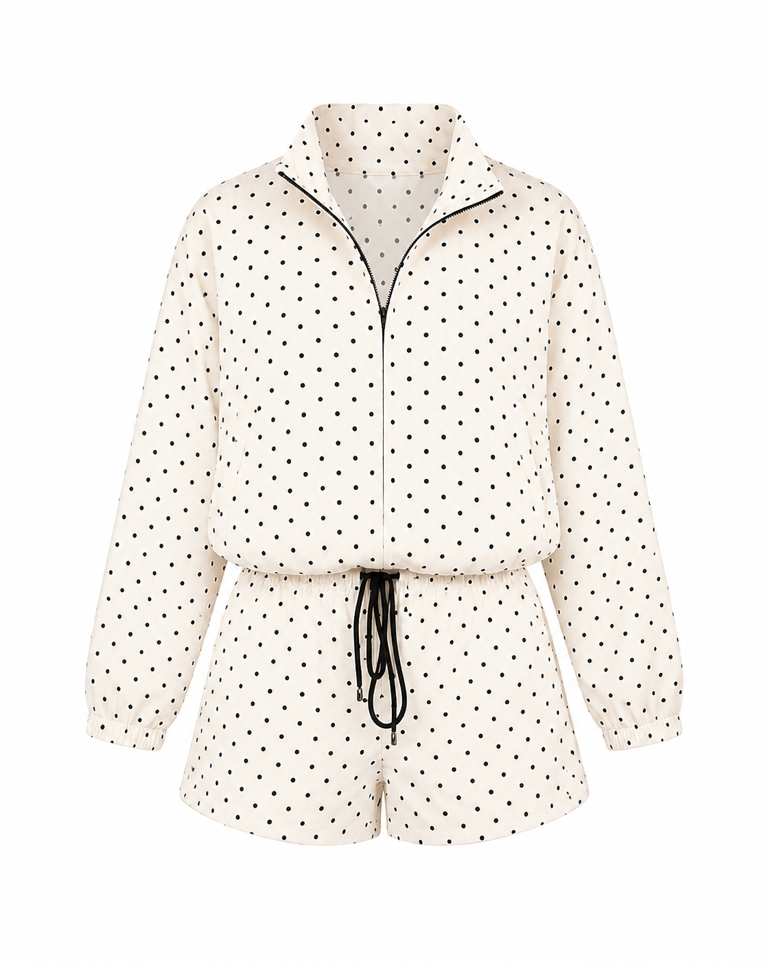 Polka Dots Jacket and Shorts Set