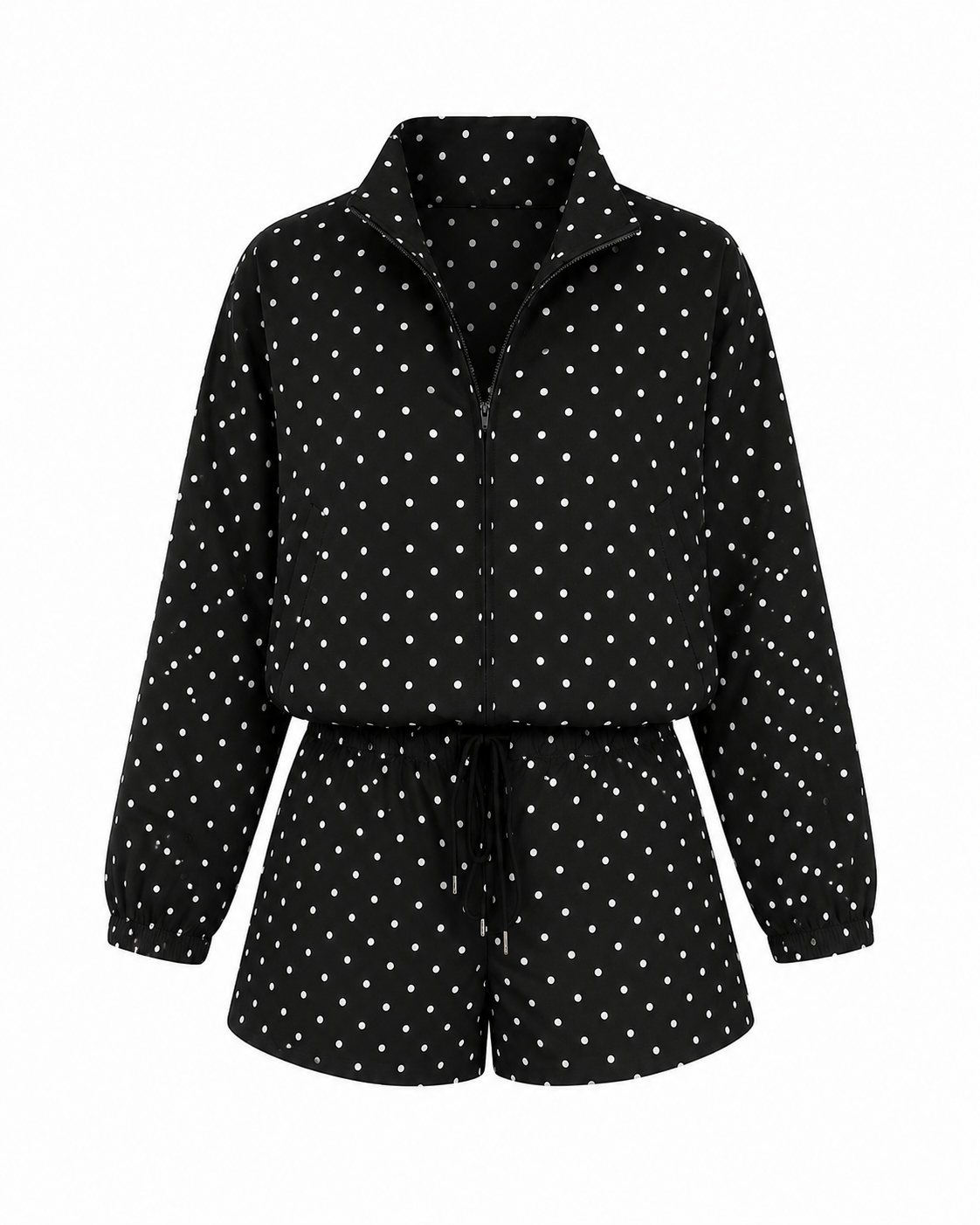 Polka Dots Jacket and Shorts Set