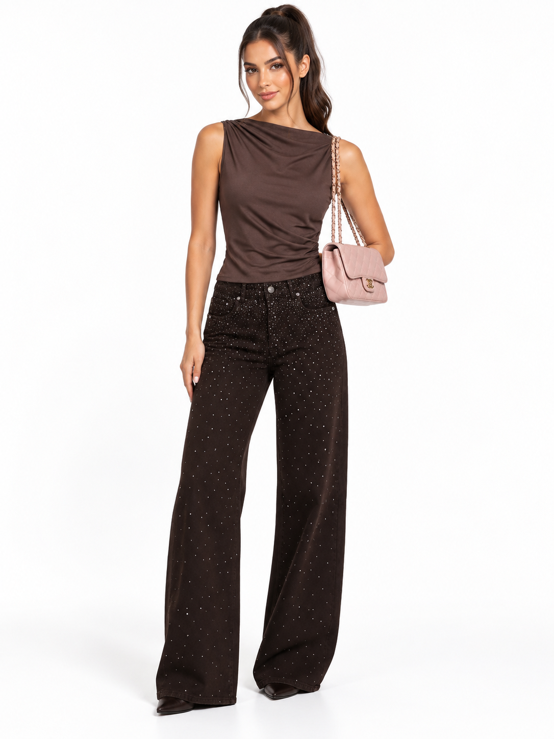 Chocolate knit Top