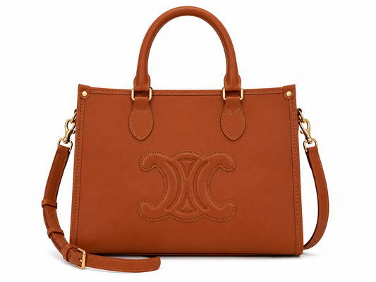 BROWN MONOGRAM TOTE BAG
