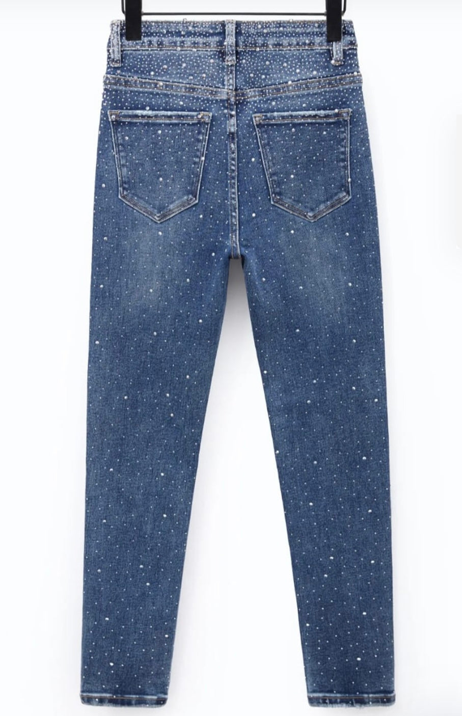 All Over Studded Skinny Jeans