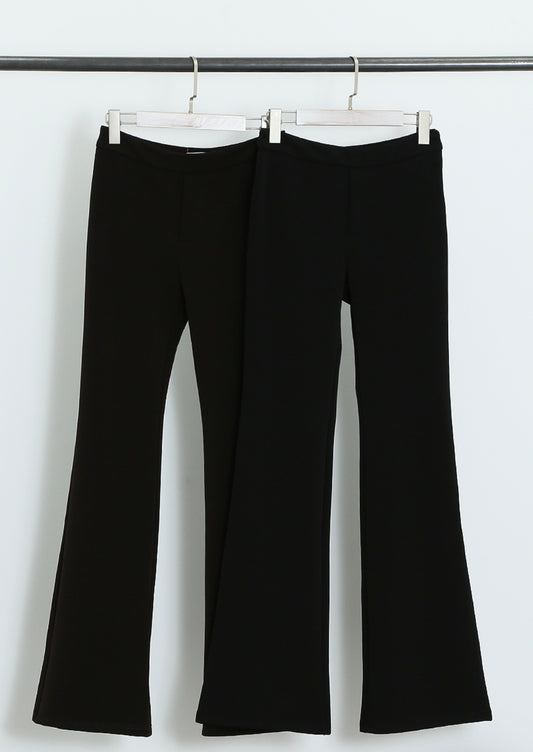 Tailored Flare Hem Trousers