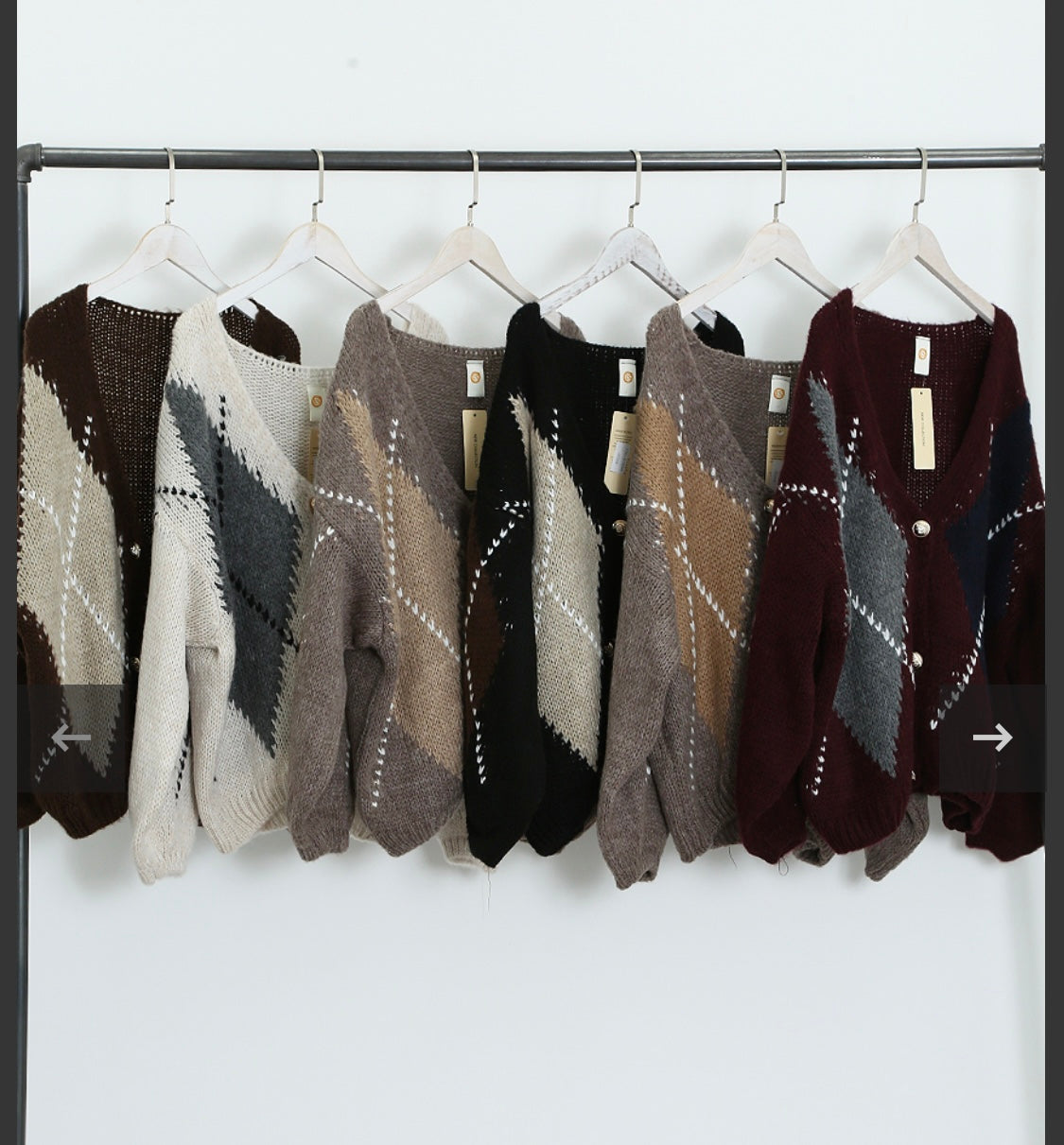 Geometric Knit Cardigan