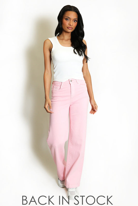 Wide Leg Jeans Stretch