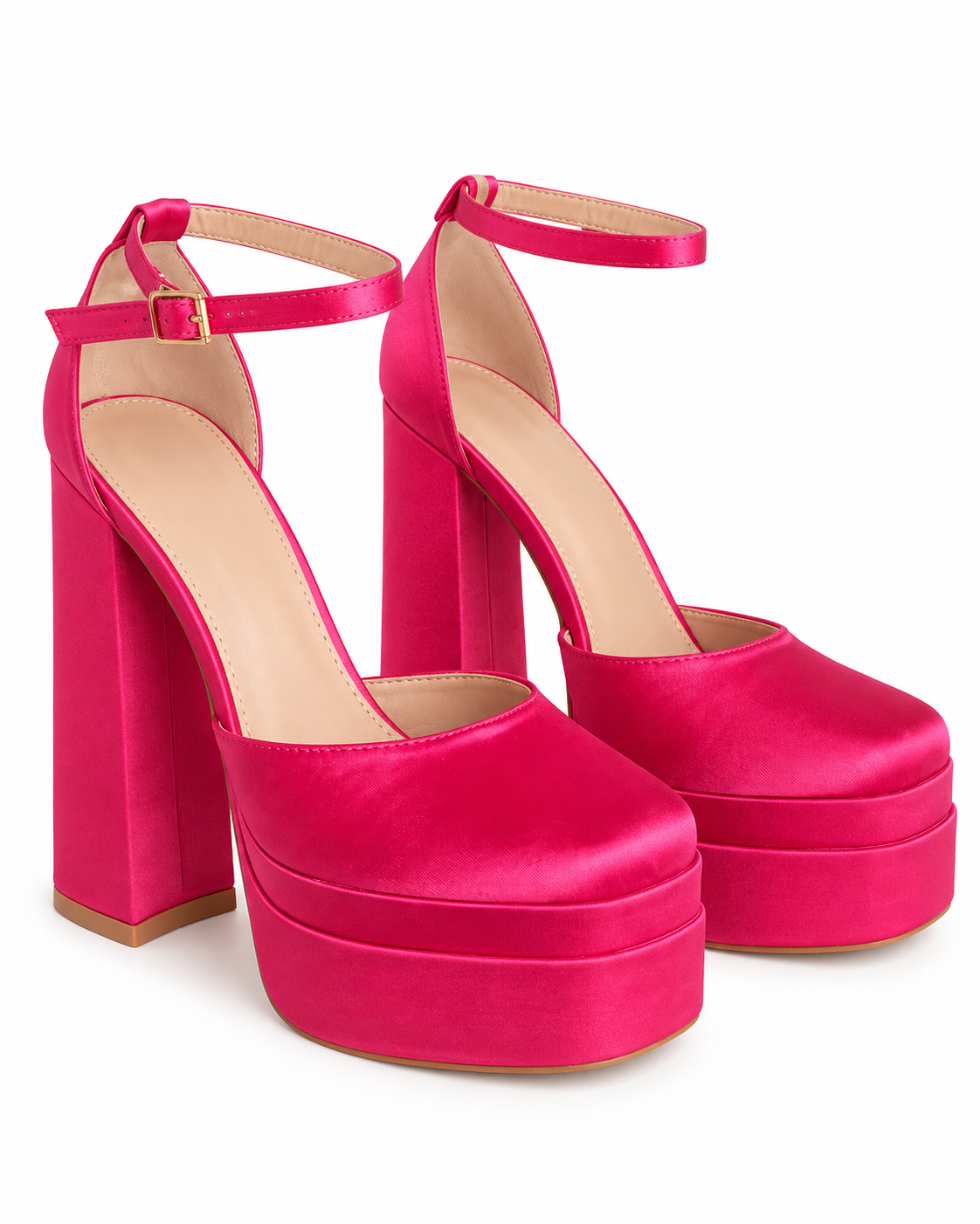 PINK PLATFORM SHOES