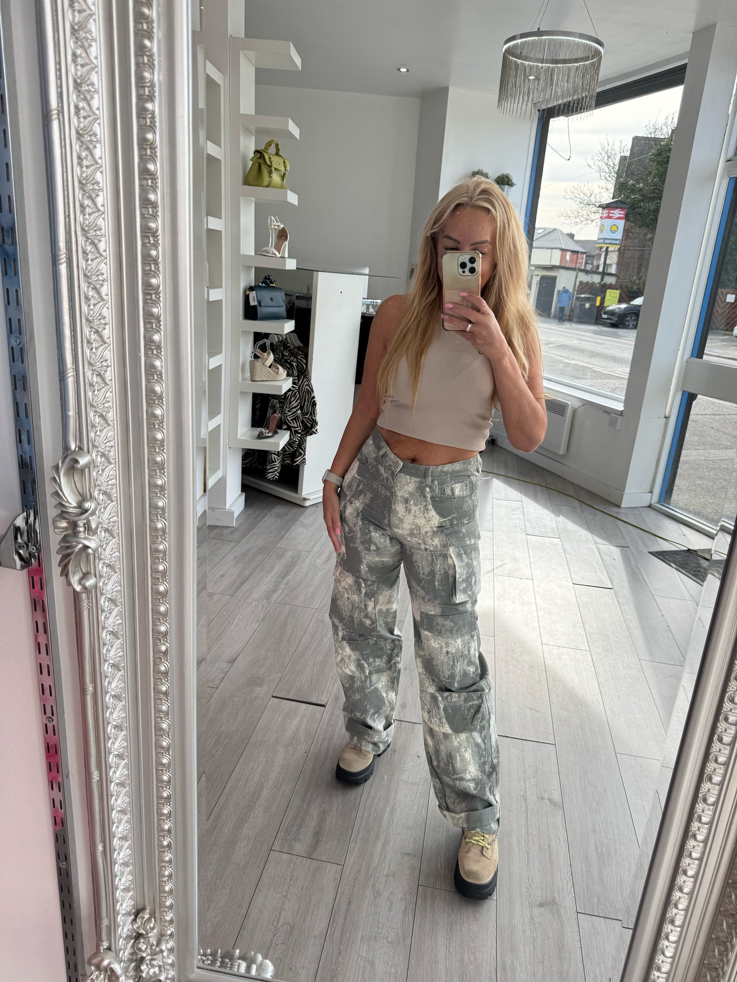 TIE DYE PRINT CARGOS