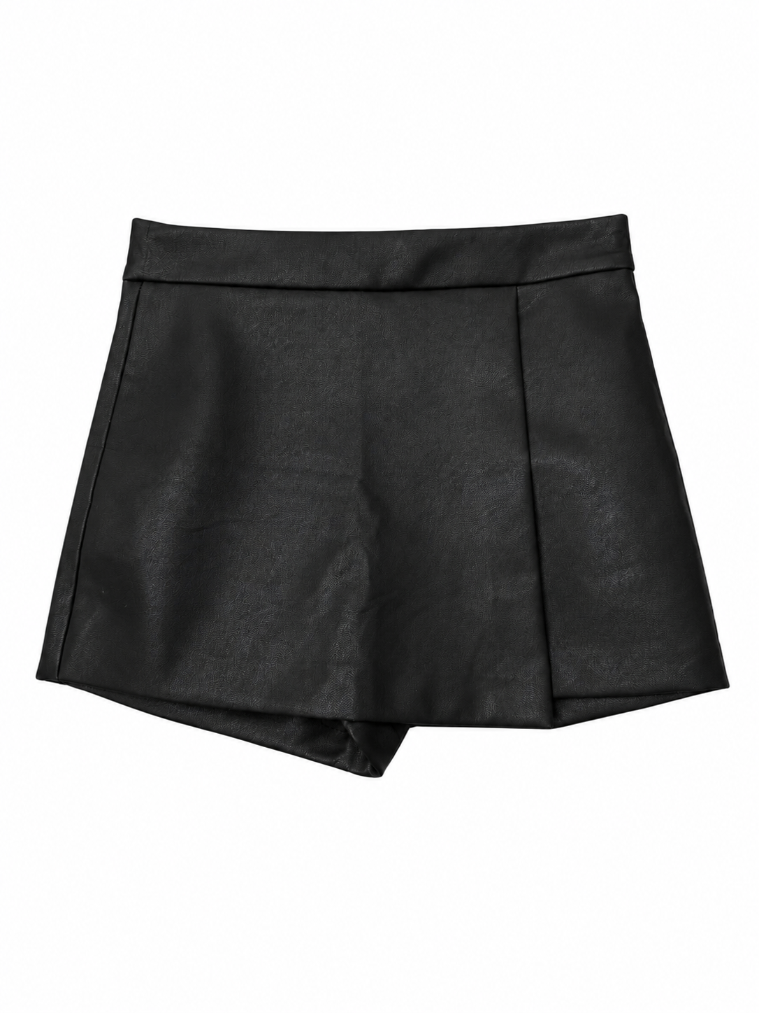 Faux Leather Mini Skort