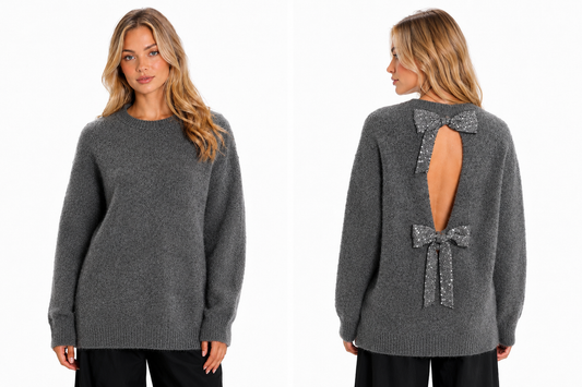 Bow Back Knit Jumper