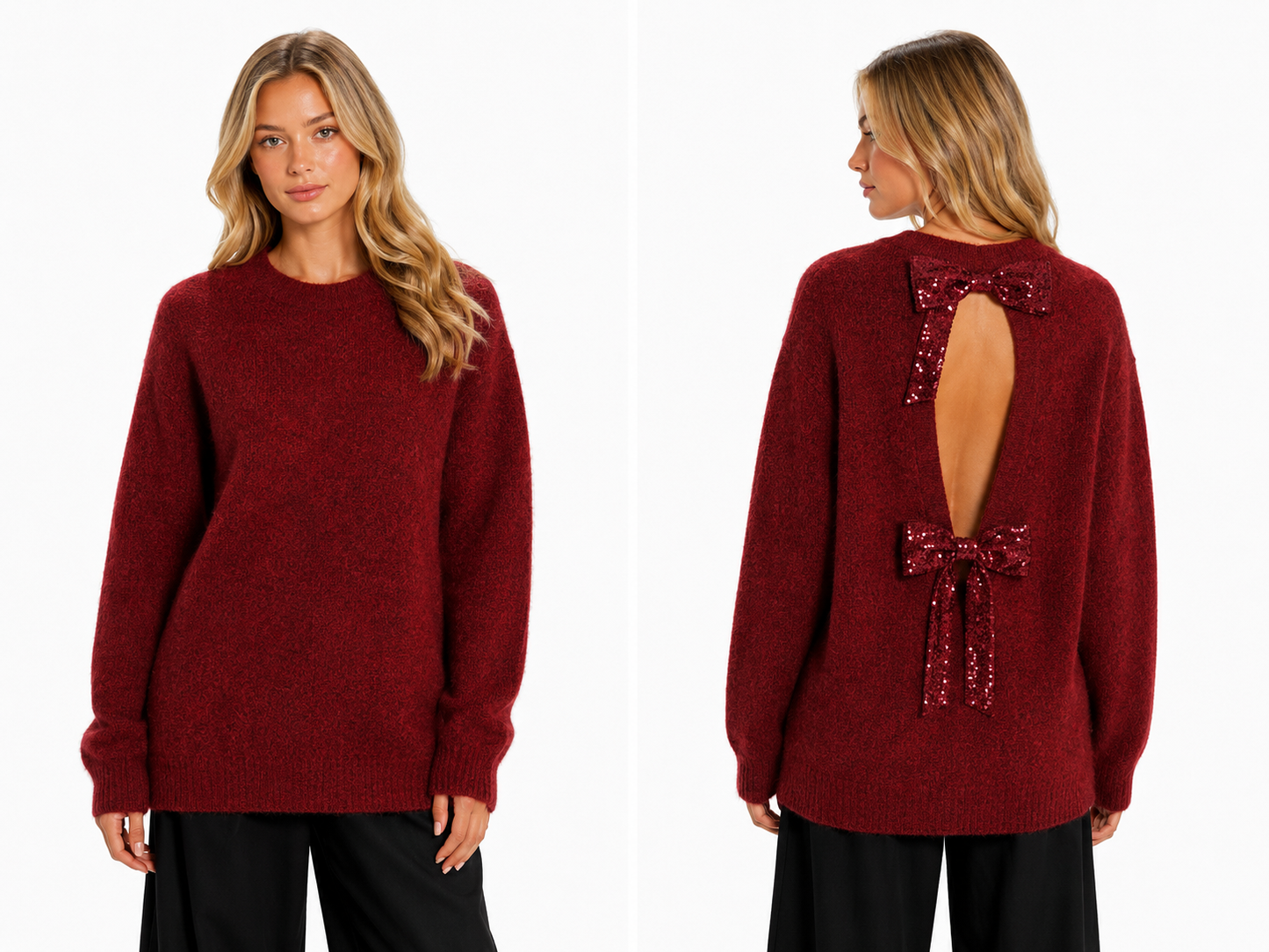 Bow Back Knit Jumper