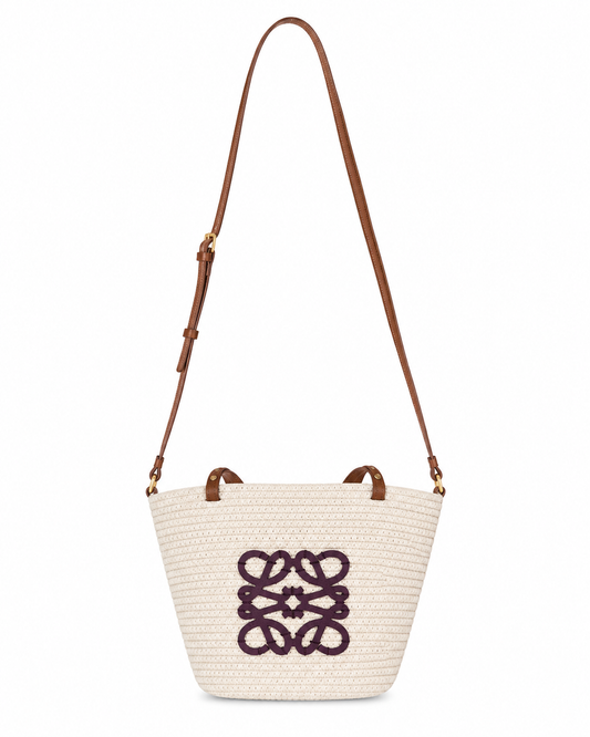 Lowel Cream Wicker Tote Bag