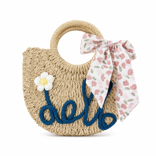BLUE HELLO BAG