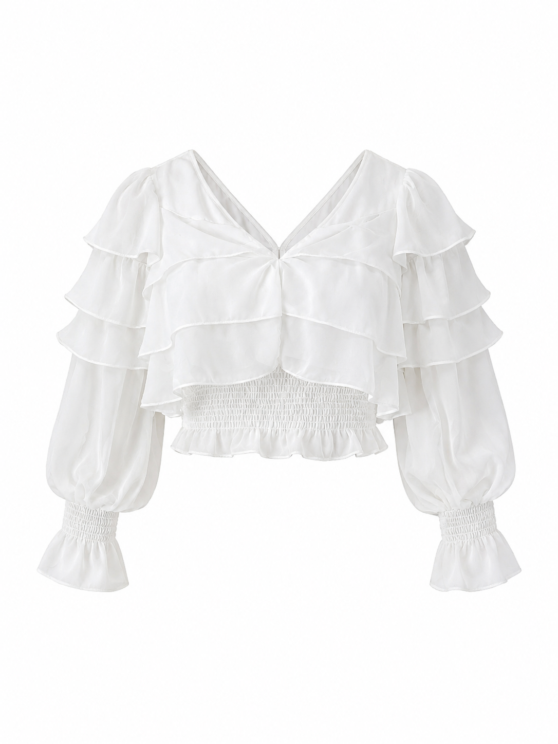CHIFFON LAYERED TOP