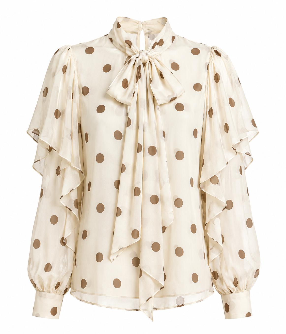 Polka dot blouse