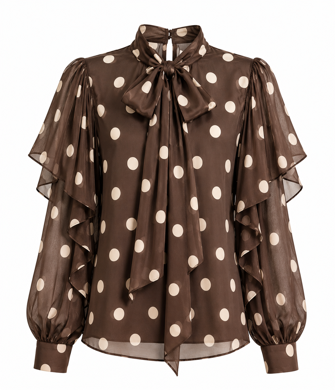 Polka dot blouse