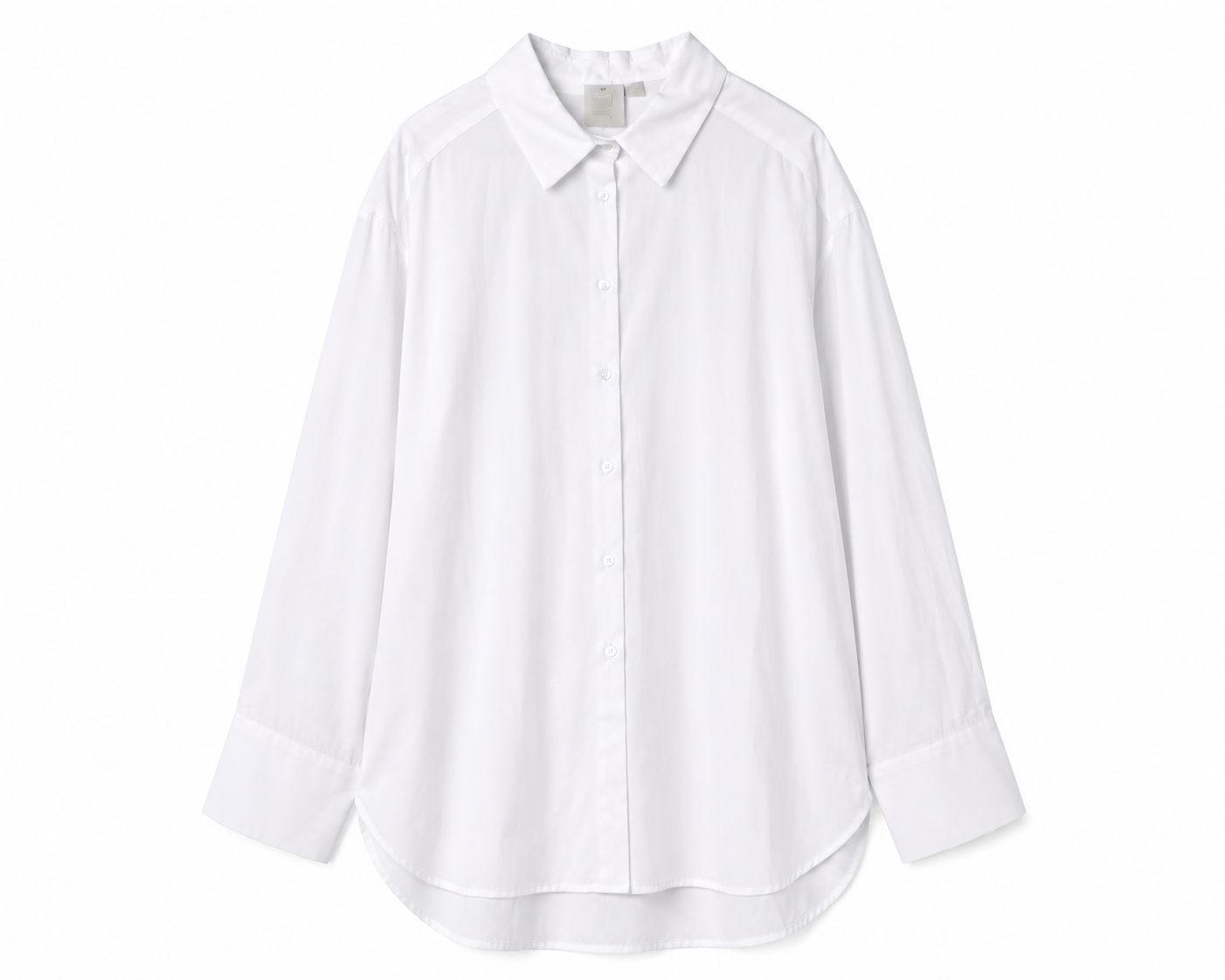 Oversized White Cotton Shirt