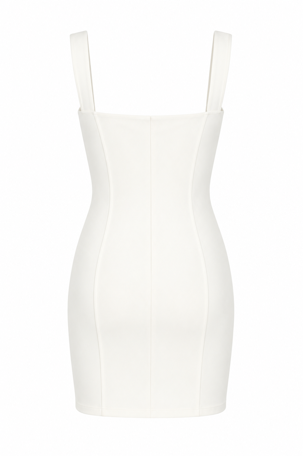 Panelled Square Neck Mini Dress