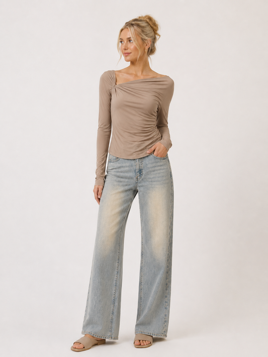 Vintage Blue Faded Jeans