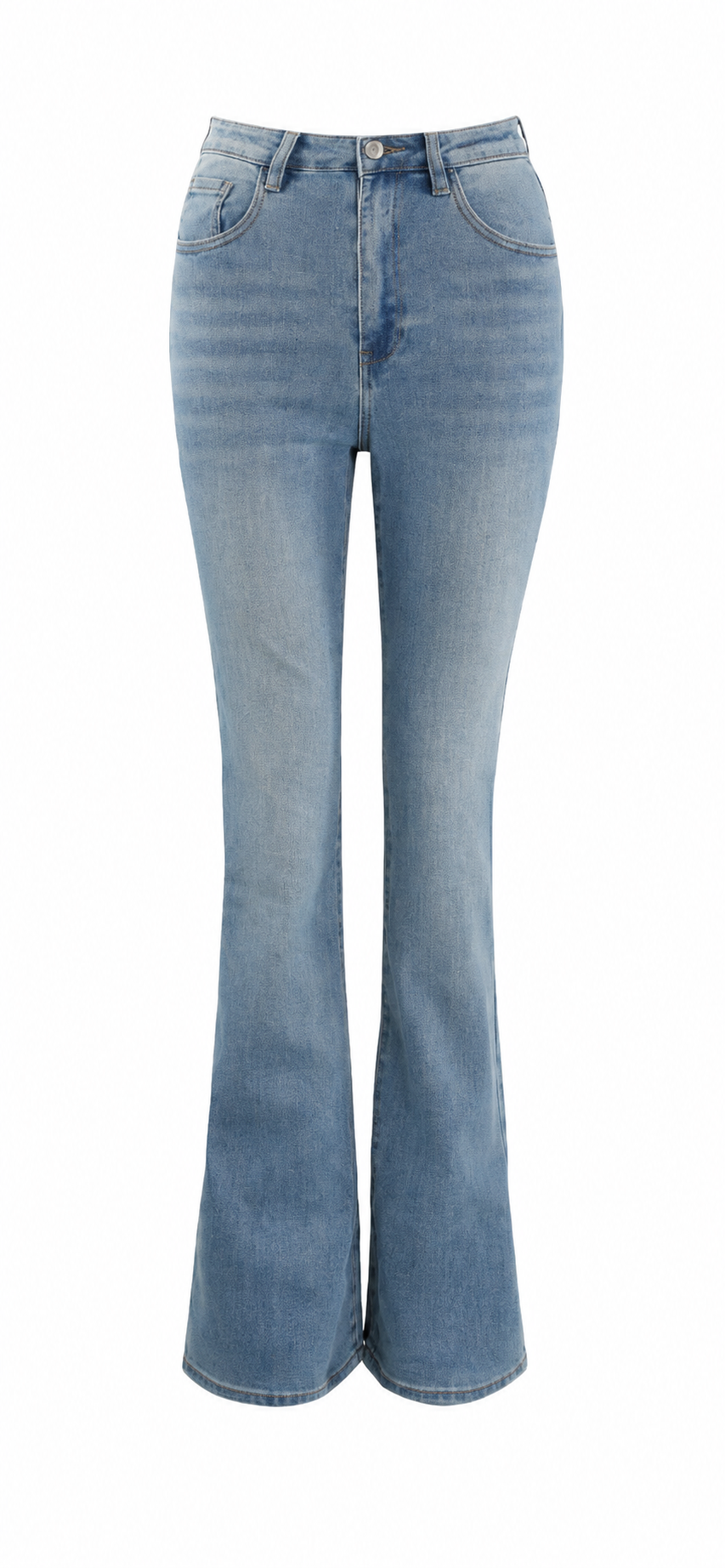 Flare Mid Blue Leg Jeans