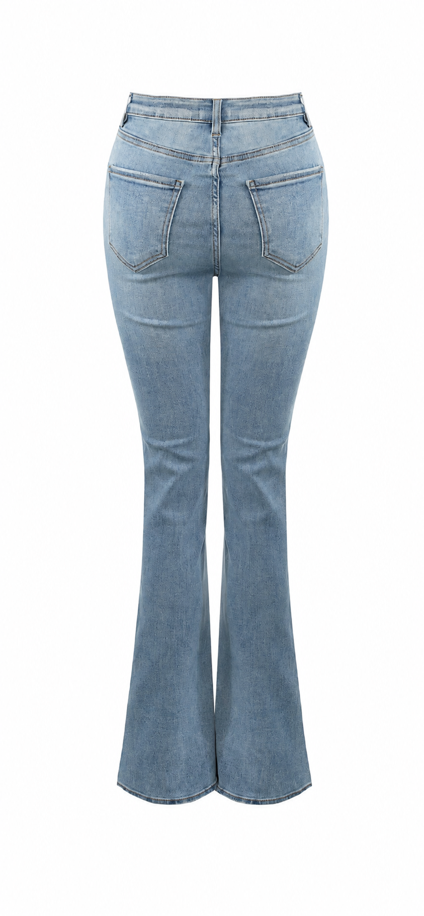 Flare Mid Blue Leg Jeans
