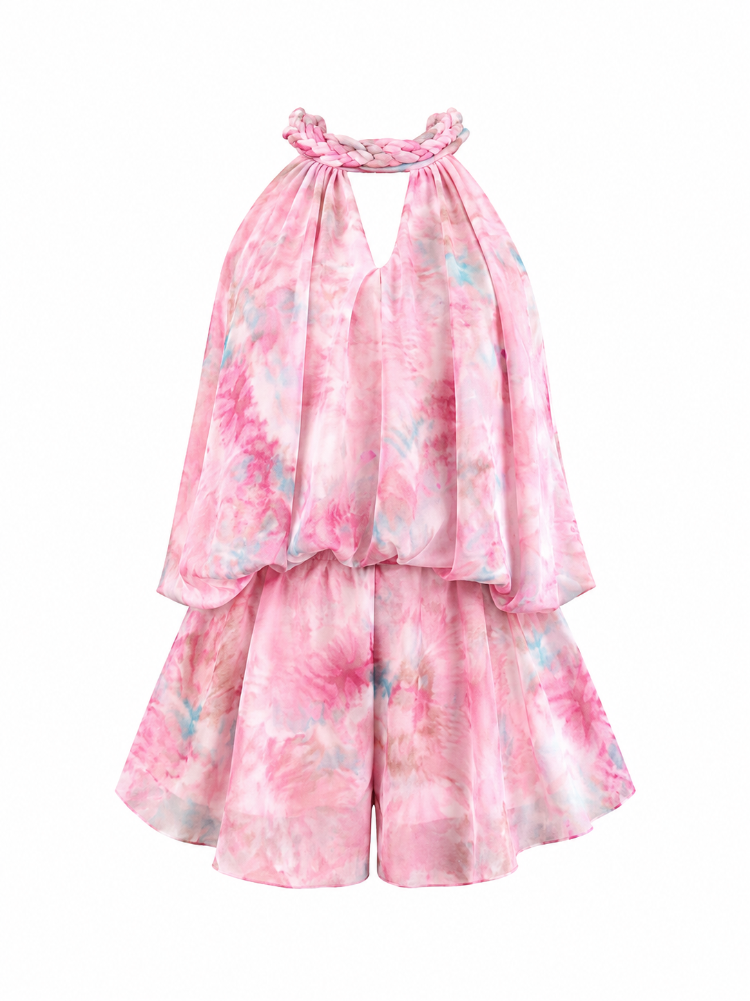 Pink Paradise Halter Playsuit