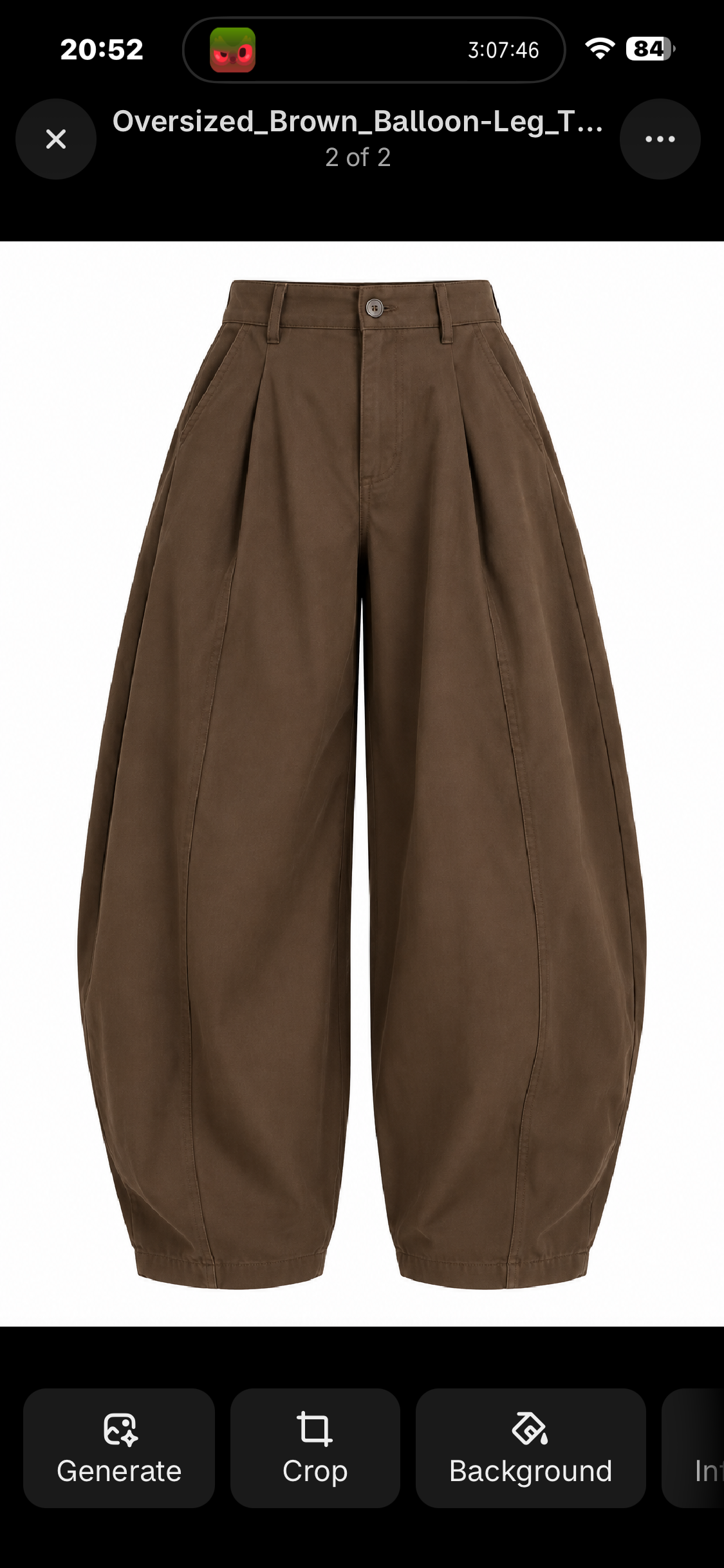 Brown & Khaki Striped Collared Jumper