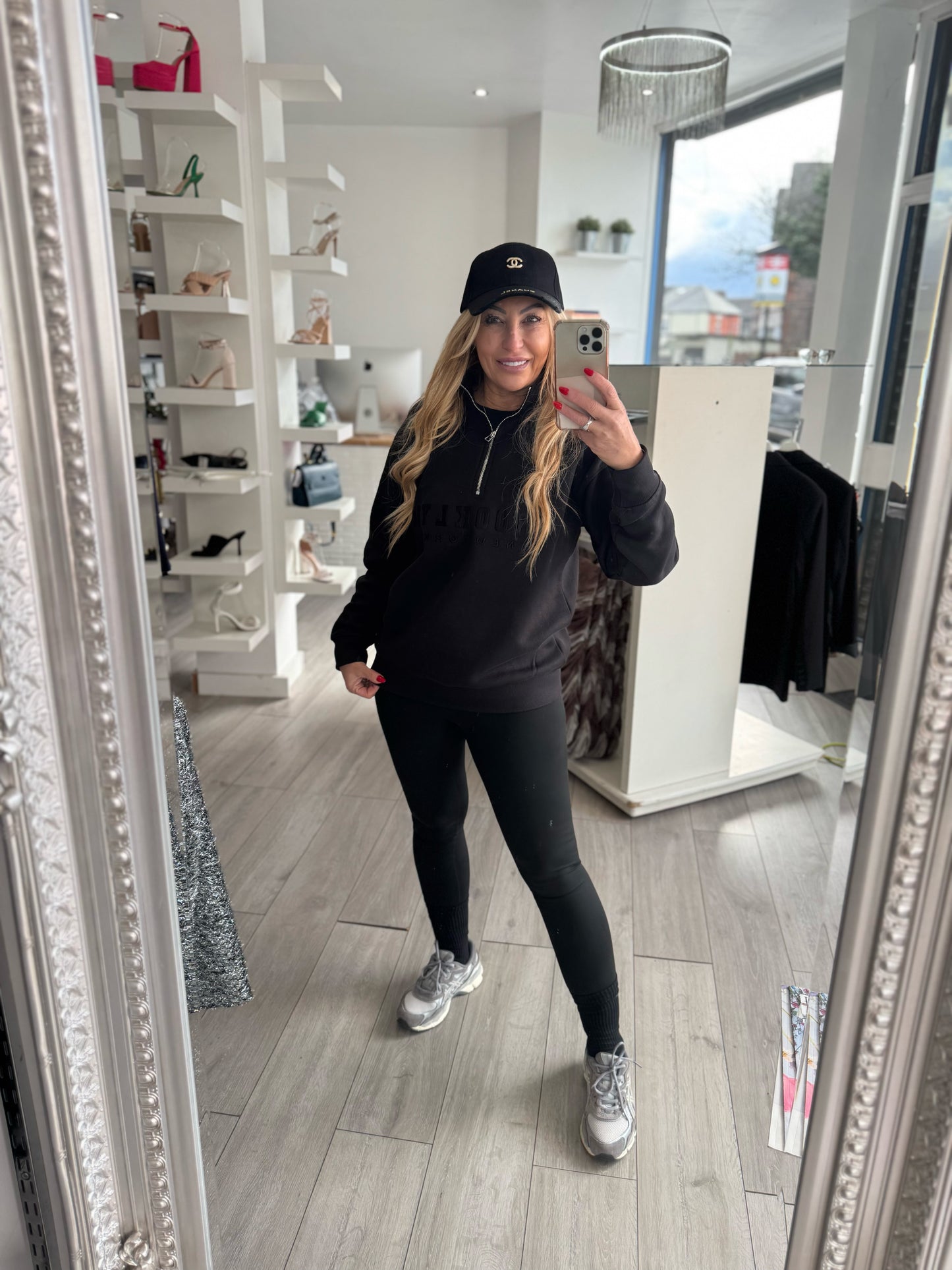 Brooklyn Half Zip Sweatshirt