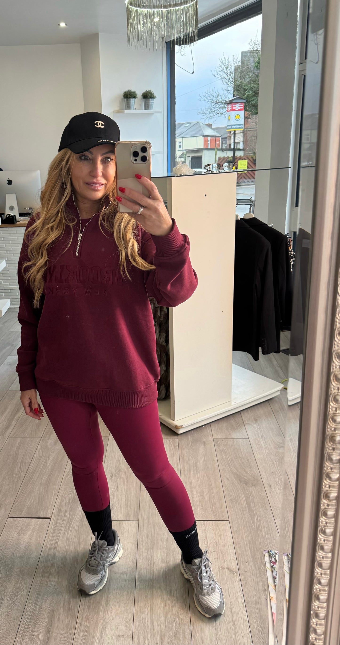 Brooklyn Half Zip Sweatshirt