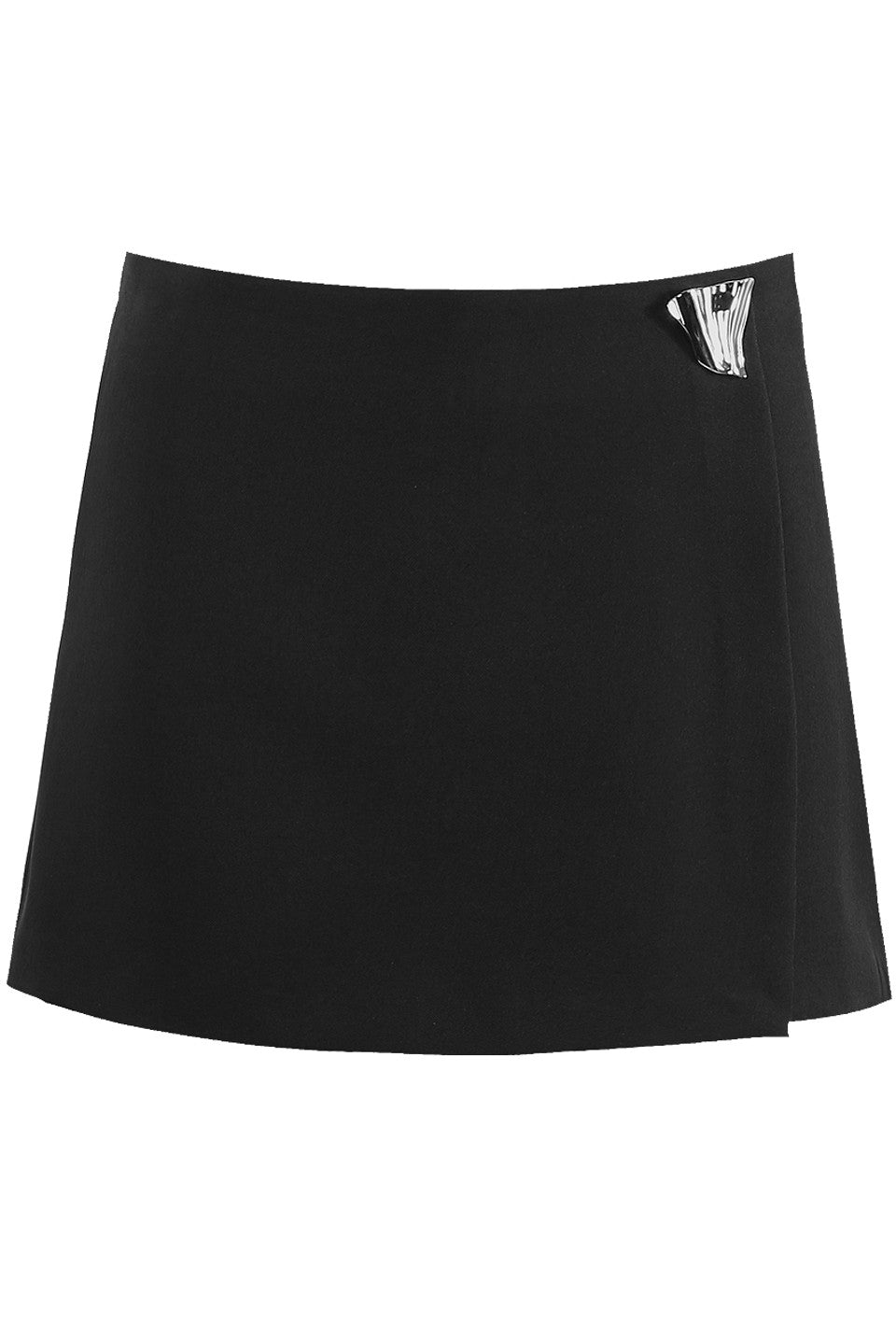 Tailored Skort With Statement buckle