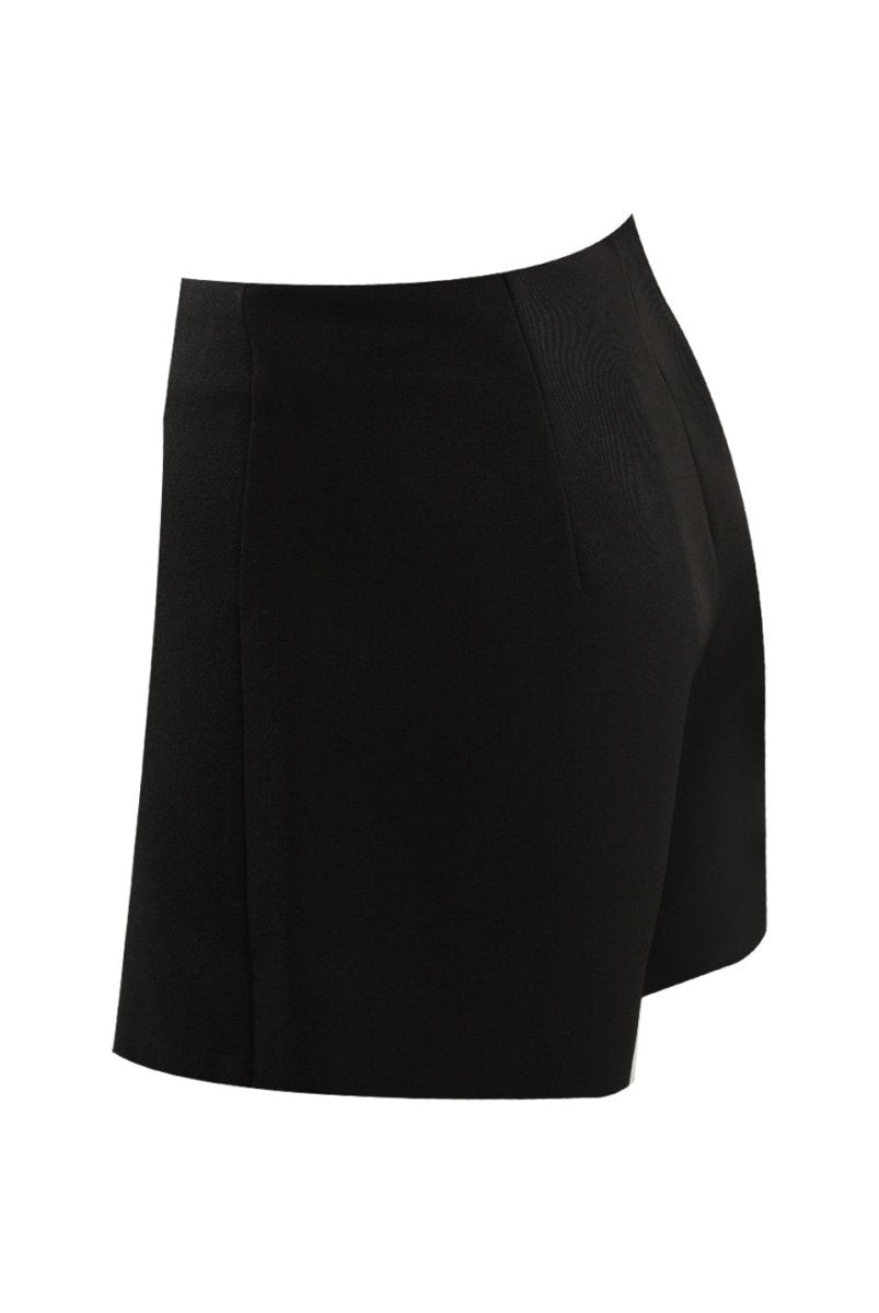 Buttons Trim Tailored SkortsSHORTS & SKIRTSLauraliverpoolboutiqueLauraliverpoolboutique1562786262659BLACKSMALLButtons Trim Tailored Skorts